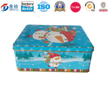 High Quality Packing Gift Box Rectangle Shaped Tin Can